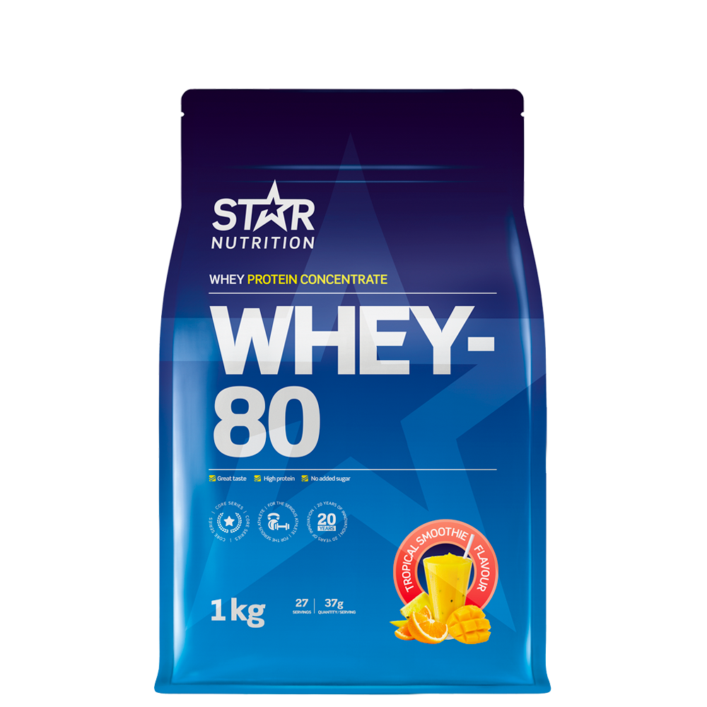 Star Nutrition Whey-80 Tropical Smoothie 1000g
