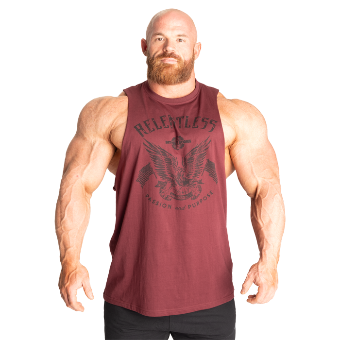 Relentless Cut Out T‑Shirt Rød