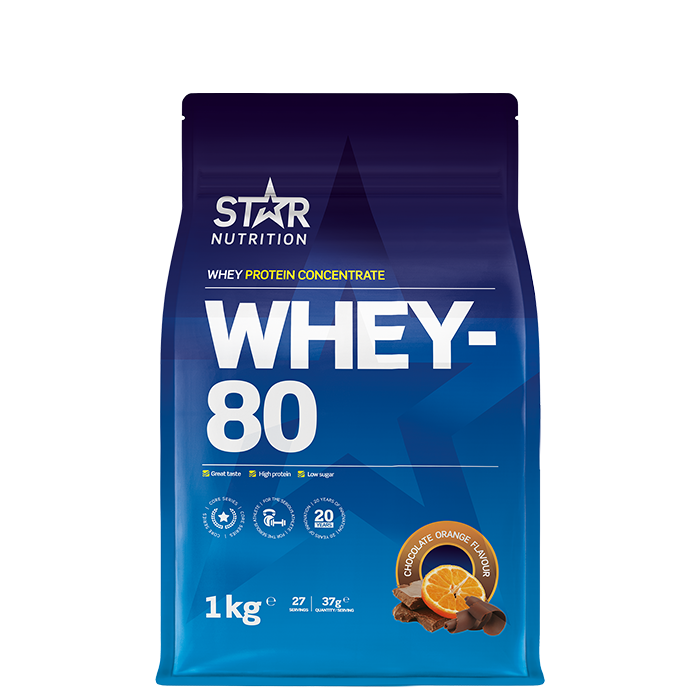 Whey-80 Valleprotein 1 kg
