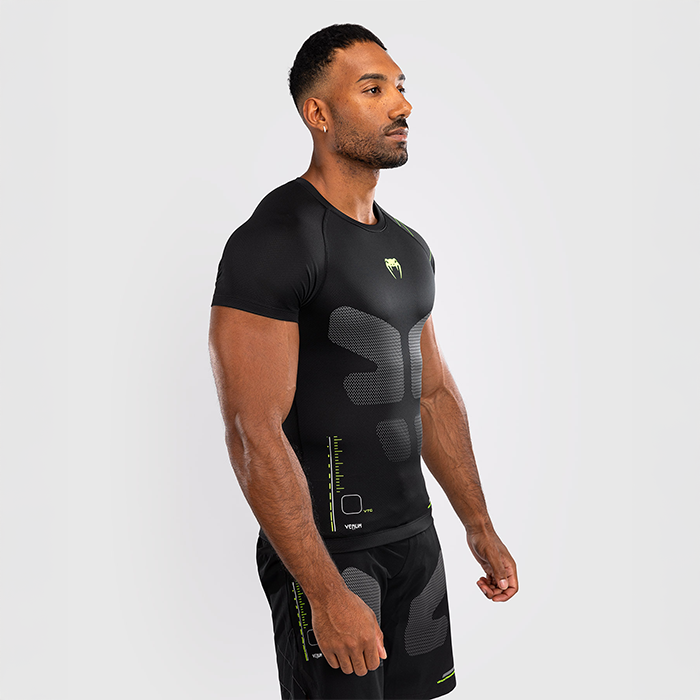 Training Camp 4.0 Rashguard Kort&aelig;rmet Sort Gr&oslash;n