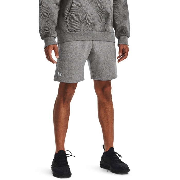 UA Rival Fleece Shorts Castlerock Light Heather