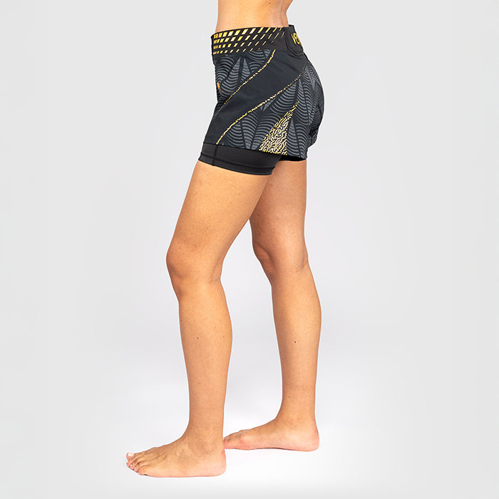 UFC Zenith by Venum Fight Night Fightshorts Sort Guld