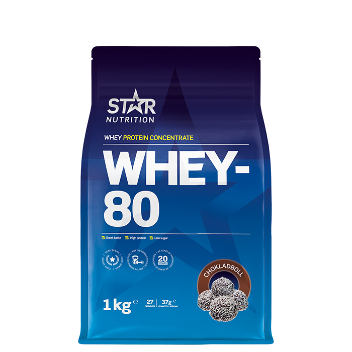 Star Nutrition Whey-80 Chocolate Ball 1000g