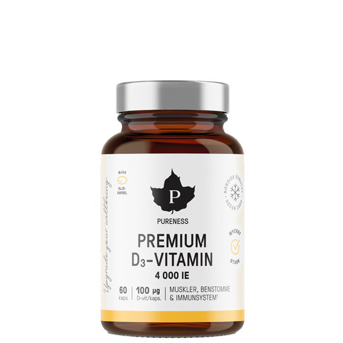 Pureness Premium D-Vitamin, 60 kapsler