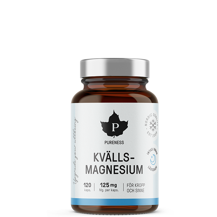 Aften magnesium 120 kapsler